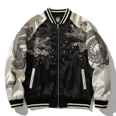 Men's Embroidered Nine Tail Jacket Coat Shopping