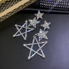 Image of Women's Fashion New Pentagram Earrings Shopping