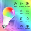 Image of LED Light Bulb 15W RGB Smart Wireless Remote Dimmable Lamp Color Changing Smart WiFi LED Light Bulb Multi-Color For Alexa Shopping