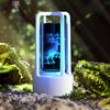 Image of Creative 2 In 1 Audio Acrylic Crystal Lamp And Bluetooth Speaker Valentine's Day Gift Touch Night Lamp Shopping