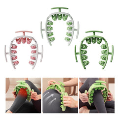 Multifunctional Manual Round Massager Roller Fitness Waist Buttocks Muscles Leg Gripper Stovepipe Thigh Removable Massage Gym Tool Beauty Health Shopping