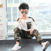 Image of Camouflage long sleeve kids suit Shopping