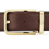 Image of First Layer Cowhide Men's Simplicity Pin Buckle Belt Shopping