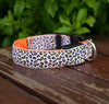 Image of LED Dog Collar Safety Adjustable Nylon Leopard Pet Collar Shopping