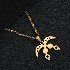 Women's Gold Stainless Steel Necklace