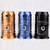 Image of new solar charging type multifunctional telescopic camping lantern lantern outdoor camping tent lamp Shopping