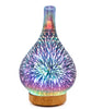 Image of 3D Glass Aroma Diffuser Colorful Lamp Humidifier Night Light Shopping111