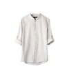 Image of Men's Linen Vintage Plus Size Shirt Shopping