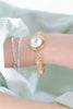 Image of Mermaid Light Luxury Diamond Small Gold And Silver Chain Watch Shopping