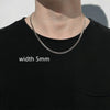 Image of Necklace Chain Luxury Men Boy Jewelry Elegant Gold Color Shopping