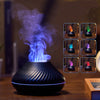 Image of New Volcanic Flame Aroma Diffuser Essential Oil Lamp 130ml USB Portable Air Humidifier With Color Night Light Mist Maker Fogger LED Light Shopping