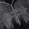 Image of Inkjet Gradient Letter Hooded Jacket Men Shopping