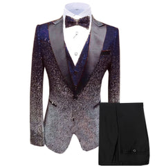 Sequin Men's Suit Three Piece Set Shopping