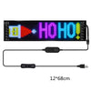 Image of Programmable Car LED Sign LED Full-color Advertising Screen Ultra-thin Display Screen Custom Text Pattern Animation Display Car Shopping