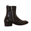 Image of Leather Pointed Toe Zipper High Street Martin Boots Shopping