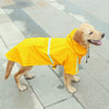 Image of Dog Raincoat,Waterproof Dog Rain Jacket With Safety Reflective Stripe,Hooded Slicker Dachshund Doggy Dog Poncho With Leash For Dogs And Puppies Shopping