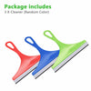 Image of 3X Glass Window Wiper Cleaner Squeegee Shower Screen Mirror Home Car Blade Brush Simple Green Car Glass Window Cleaner Wiper Cleaner Household Cleaning Brush Window Cleaning Tools Shopping