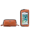 Image of Genuine Leather Fashion Shoulder Double-layer Multifunctional Zipper Bag Shopping