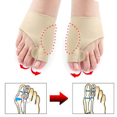 Big Toe Bunion Corrector Splint Straightener Valgus Pain Relief  Big Bone Orthopedic Bunion Correction Pedicure Socks Silicone Corrector Braces Toes Separator Feet Care Tool Shopping111