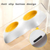 Image of Egg-shaped Pet Bowl Drinking Water Single Bowl Double Bowl Dog Bowls Cute Pet Feeding Bowl Egg Yolk Shaped Food And Water Elevated Bowl Feeder Shopping