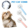 Image of Cat Grooming Brush, Self Cleaning Slicker Brushes For Dogs Pet Hair Removal Comb Stainless Steel Needle Cat Brush Self Cleaning For Cats Dogs Hair Remover Scraper Pet Grooming Tool Shopping