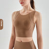 Image of New Nude Feel Yoga Vest Women's High-strength Shock-absorbing Bra Shopping