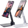 Image of Cell Phone Stand Desktop Holder Tablet Stand Mount Mobile Phone Desktop Tablet Holder Table Cell Foldable Extend Support Desk Mobile Phone Holder Stand Shopping