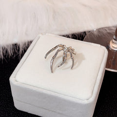 Cool European And American Retro Metallic Spider Ear Clip Unique Design Cool Style