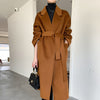 Image of Reversible Cashmere Coat Women's Mid-length High-end Sense Shopping