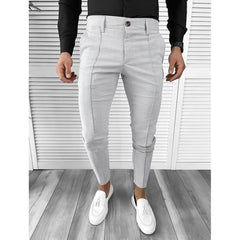 European And American Men's Decorative Leisure Business Pants