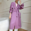 Image of Reversible Cashmere Coat Women's Mid-length High-end Sense Shopping