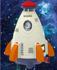 Image of Kids Space Rocket Sprinkler Spinner Shopping