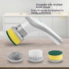 Image of Electric Cleaning Brush 4 In 1 Spinning Scrubber Handheld Electric Cordless Cleaning Brush Portable Shopping