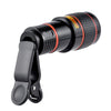 Image of HD 8X Clip On Optical Zoom Telescope Camera Lens For Universal Mobile Cell Phone Shopping