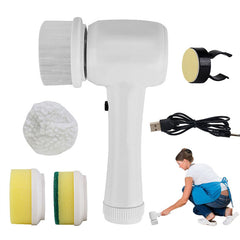 Electric Cleaning Brush 4 In 1 Spinning Scrubber Handheld Electric Cordless Cleaning Brush Portable Shopping