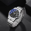 Image of Men's Waterproof Anti-blue Light Steel Belt Calendar Watch Shopping