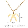 Image of Women's Gold Stainless Steel Necklace Shopping