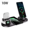 Image of Wireless Charger For IPhone Fast Charger For Phone Fast Charging Pad For Phone Watch 6 In 1 Charging Dock Station Shopping