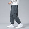 Image of Men's Casual Baggy Straight Trousers Shopping