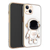 Image of 3D Astronaut Phone Case Anti-Drop Electroplating Bracket Shopping