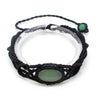 Image of Natural Crystal Dan-shaped Handmade DIY Woven Bracelet Ethnic Style Adjustable Bracelet Shopping