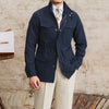 Image of Lightweight Stand-up Collar Cinched Men's Retro Waterproof Jacket Shopping