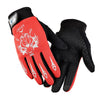 Image of Men's Wolf Head Half Finger Riding Fitness Outdoor Sports Fingerless Gloves Shopping