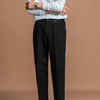 Image of Light Cooked Retro Versatile Cropped Casual Pants Shopping