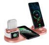 Image of Wireless Charger For IPhone Fast Charger For Phone Fast Charging Pad For Phone Watch 6 In 1 Charging Dock Station Shopping