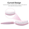 Image of Curved Vented Hair Brush Fast Drying Detangling Massage Brushes For Long Wet Dry Thick Thin Curly Natural Hairs Women Shopping