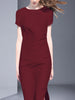 Image of Slim-fit Sheath Cheongsam Formal Dress Split Office Ladies' Dress Shopping