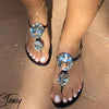 Image of Women's Summer Plastic Rhinestone Sandal Slippers Shopping