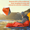 Image of Portable Lightweight Emergency Sleeping Bag, Blanket, Tent - Thermal Bivy Sack For Camping, Hiking, And Outdoor Activities - Windproof And Waterproof Blanket For Survival Shopping