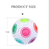 Image of High Elasticity And Fall Resistance Puzzle Rainbow Ball Toy Shopping